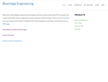 Tablet Screenshot of blueridgeengineering.net